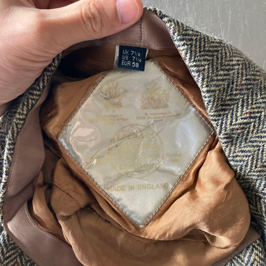 ヘリンボーン　ハンティング　 UK 7 1/8