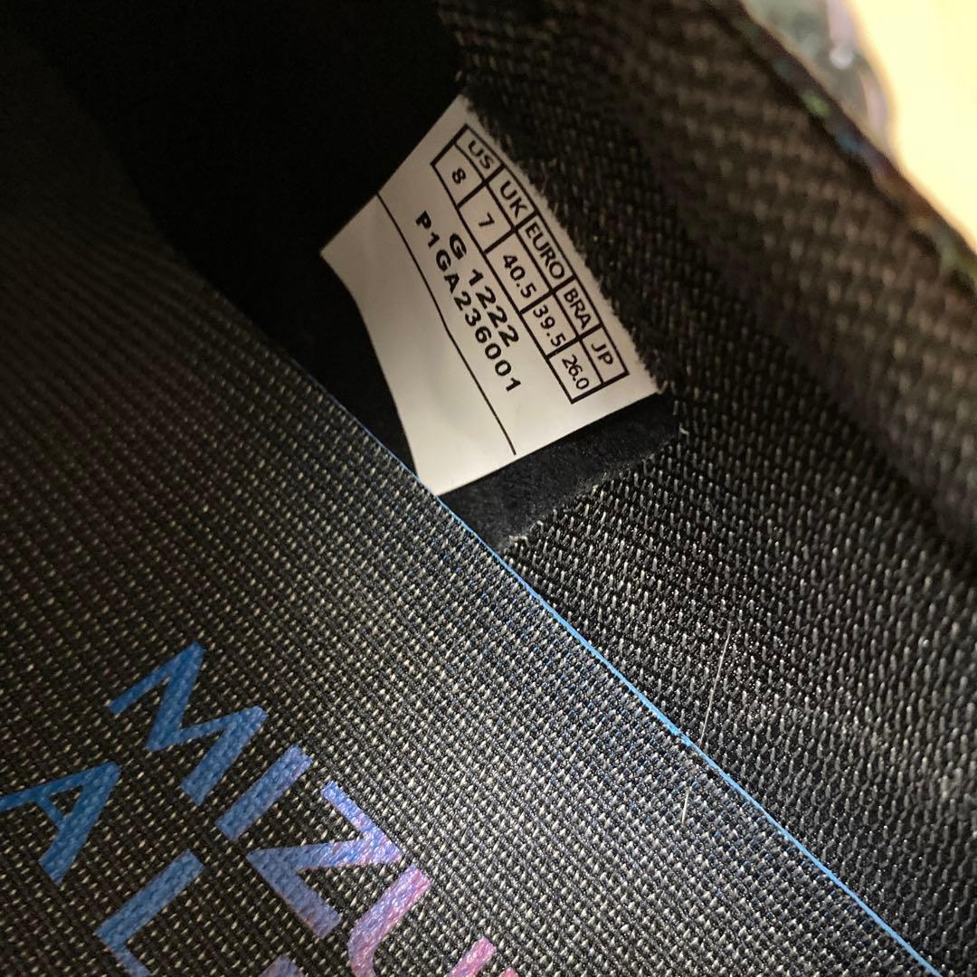 ★新品未使用・送料無料 ミズノ アルファ ジャパン 26cm ブラック★