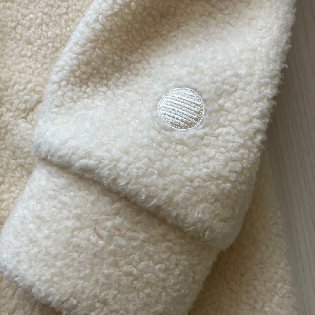 BORDERS at BALCON パフスリーブ ボア コート 36