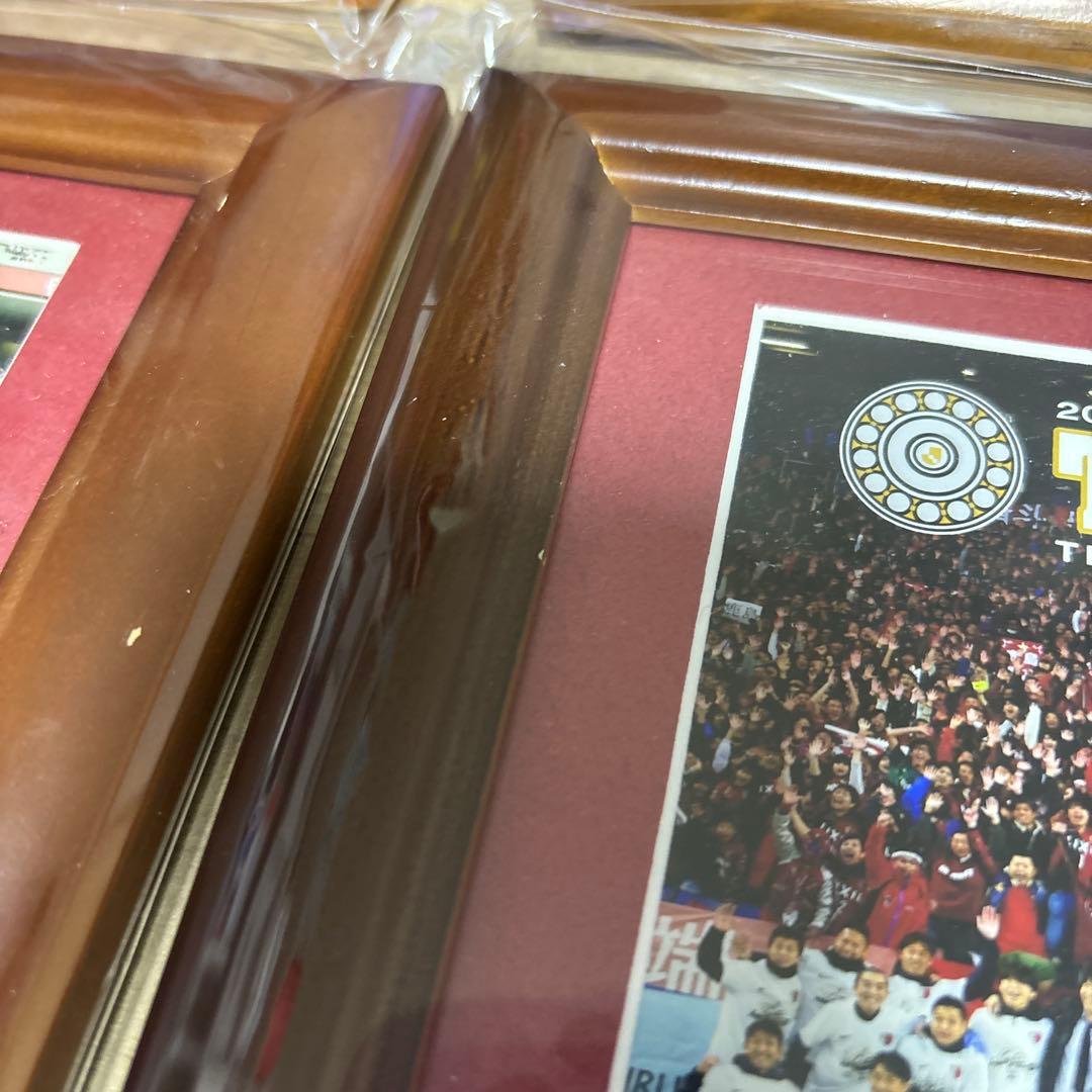 鹿島アントラーズ　優勝記念フォトフレーム　4個セット