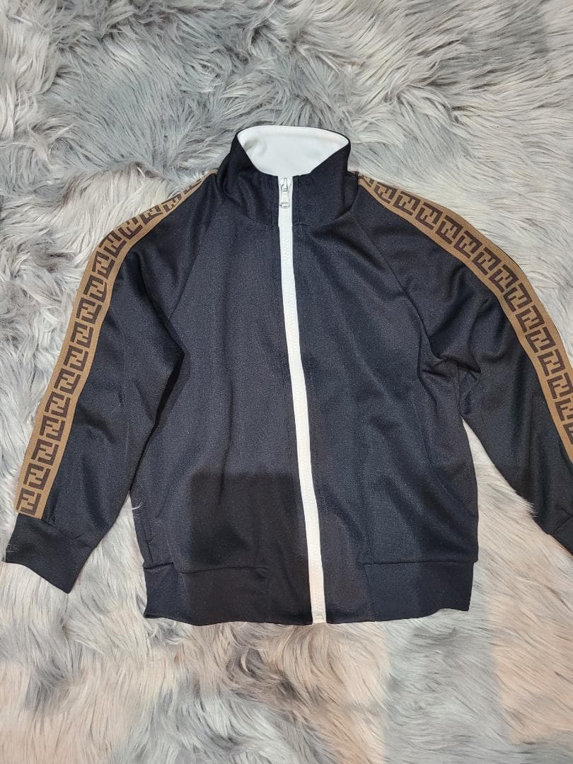 FENDI キッズ ネイビー ジャケット