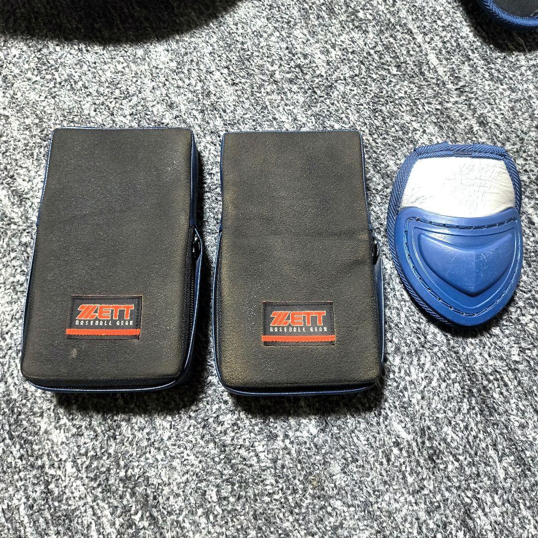 べ*様 美品　ZETT ゼット　キャッチャー防具　セット　軟式用