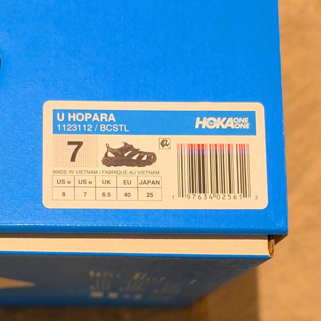 【satoshi】HOKA Hopara サンダル ブラック25.0cm