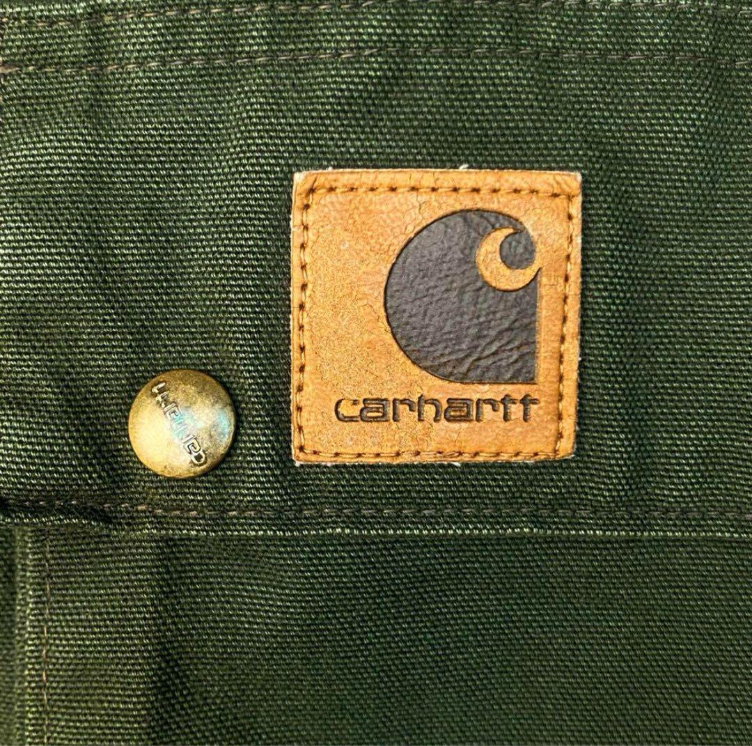 USA製 90's Carhartt/カーハート カバーオール カーキ