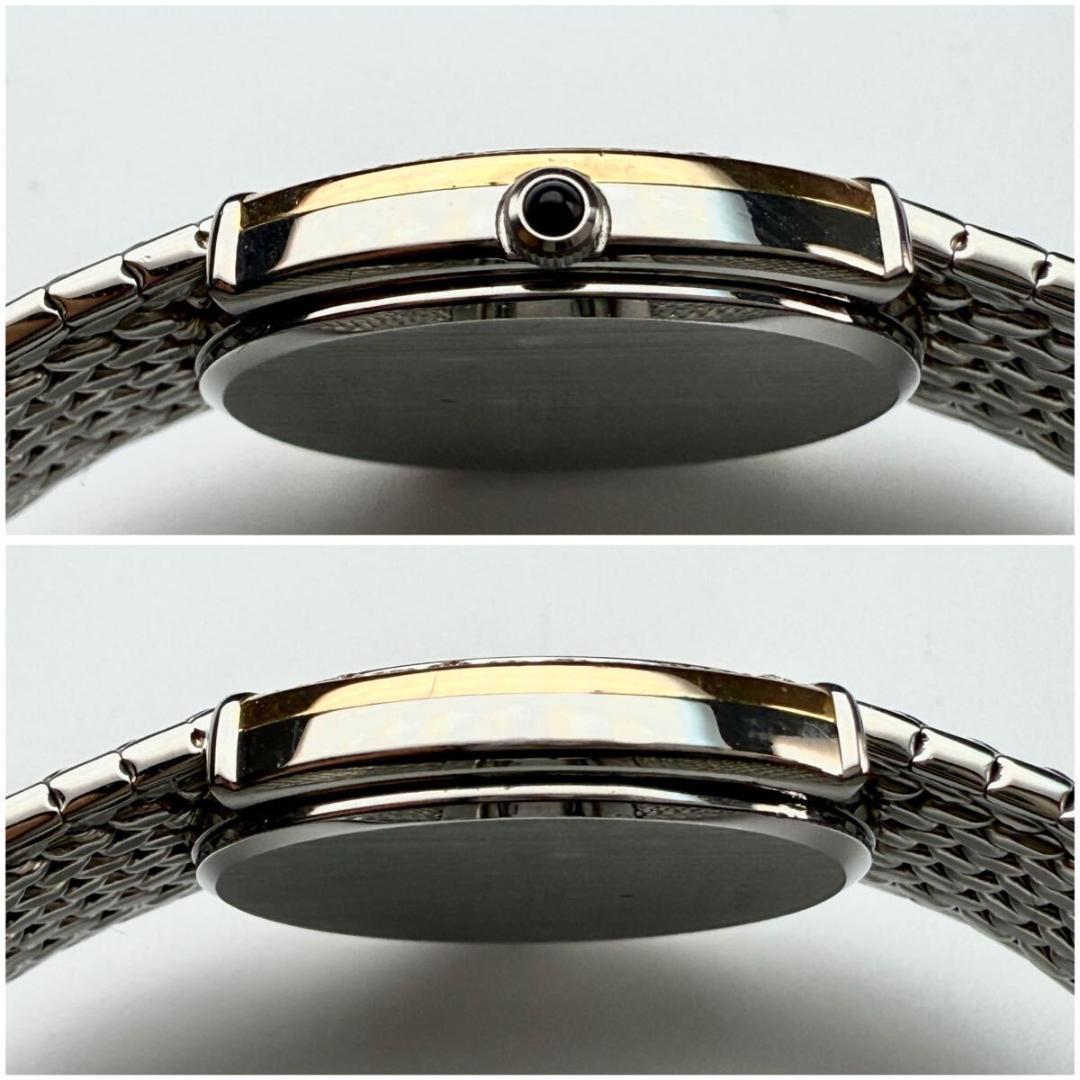 極美品【稼働】セイコー クレドール 腕時計 ピンクタイガーアイ ダイヤベゼル