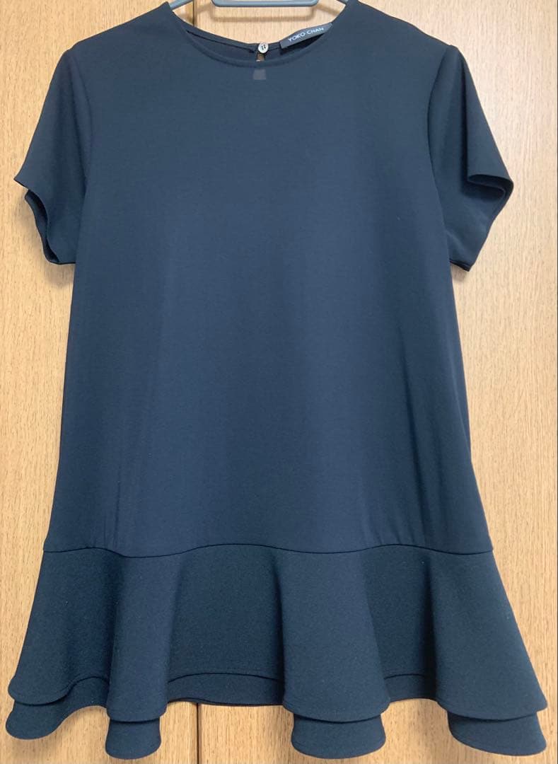 Yoko Chan 半袖チュニック ブラック　36