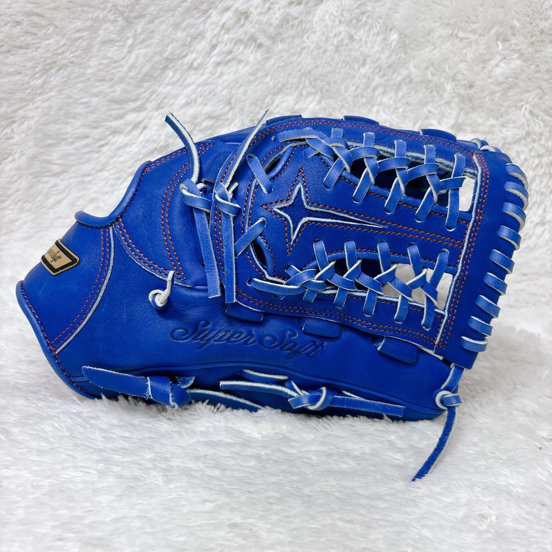 SSK 軟式グローブ　オールラウンド　野球　super soft 一般用　ブルー