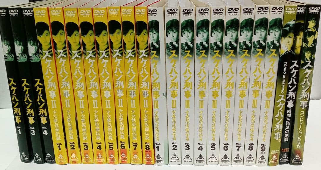 【抜けあり】スケバン刑事　Ⅰ　Ⅱ　Ⅲ　他　レンタル落ち　ＤＶＤ　２３巻セット