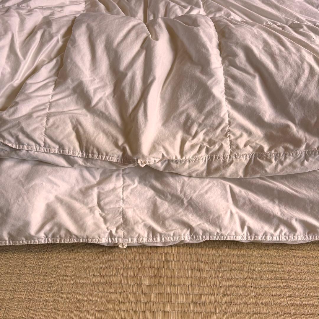 【期間限定】無印良品 掛け布団 ダブル　羽毛布団　ダウン　フェザー