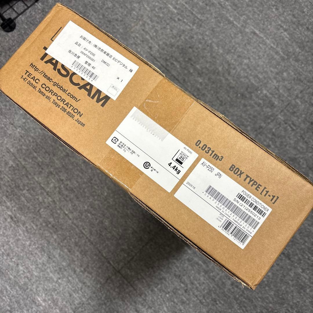 【未開封】TASCAM AV-P250 パワーディストリビューター 電源タップ