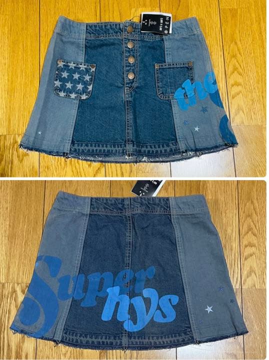 ヒステリックグラマー Super Hys デニムミニスカート チアガールヒスミニ