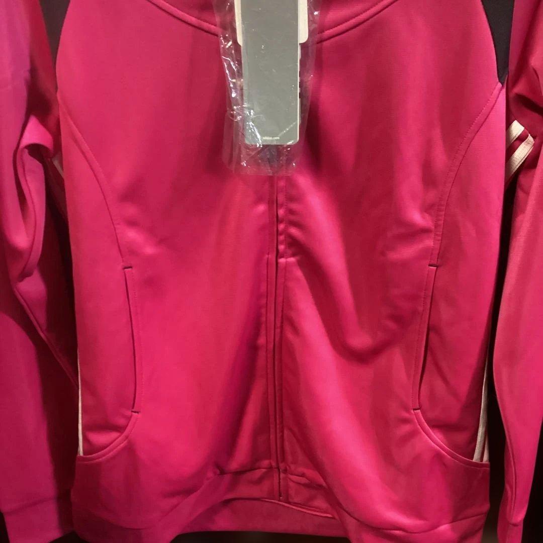 ❤️adidas ❤️ ピンク ジップアップジャケット