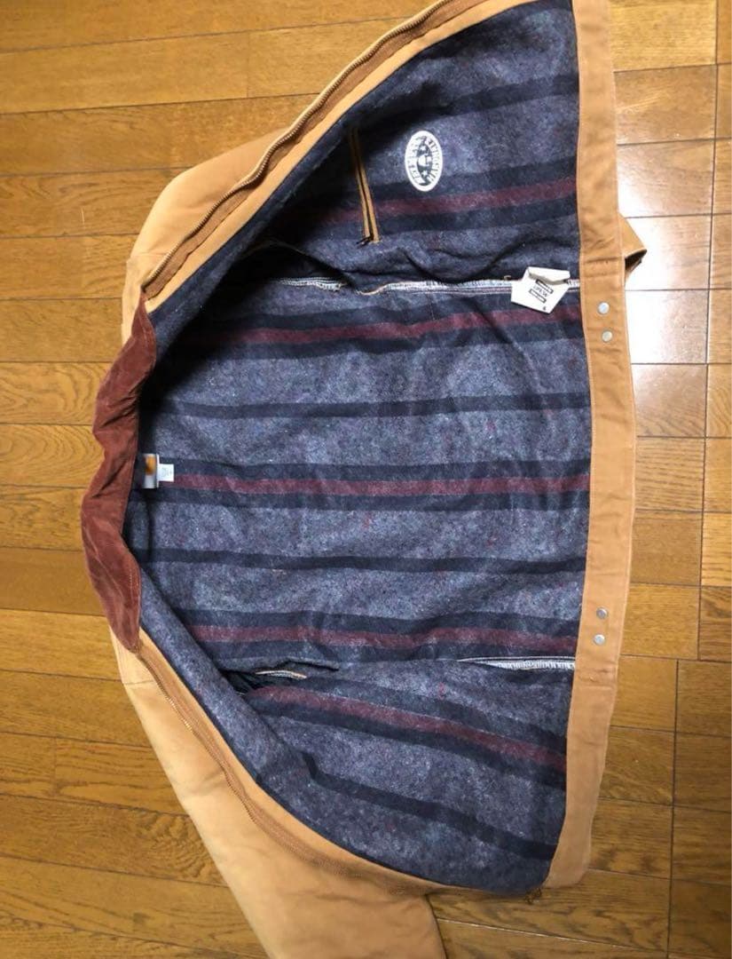 ◆希少サイズS◆USA製 ダック デトロイトジャケット ◆カーハート ブラウン茶