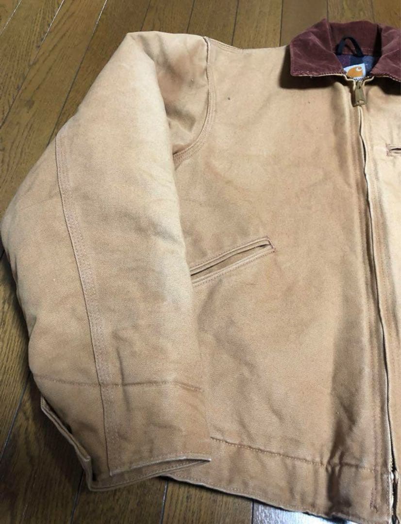 ◆希少サイズS◆USA製 ダック デトロイトジャケット ◆カーハート ブラウン茶