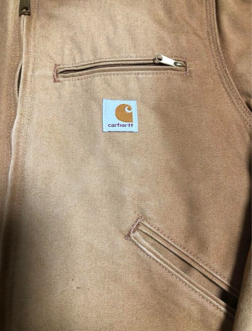 ◆希少サイズS◆USA製 ダック デトロイトジャケット ◆カーハート ブラウン茶