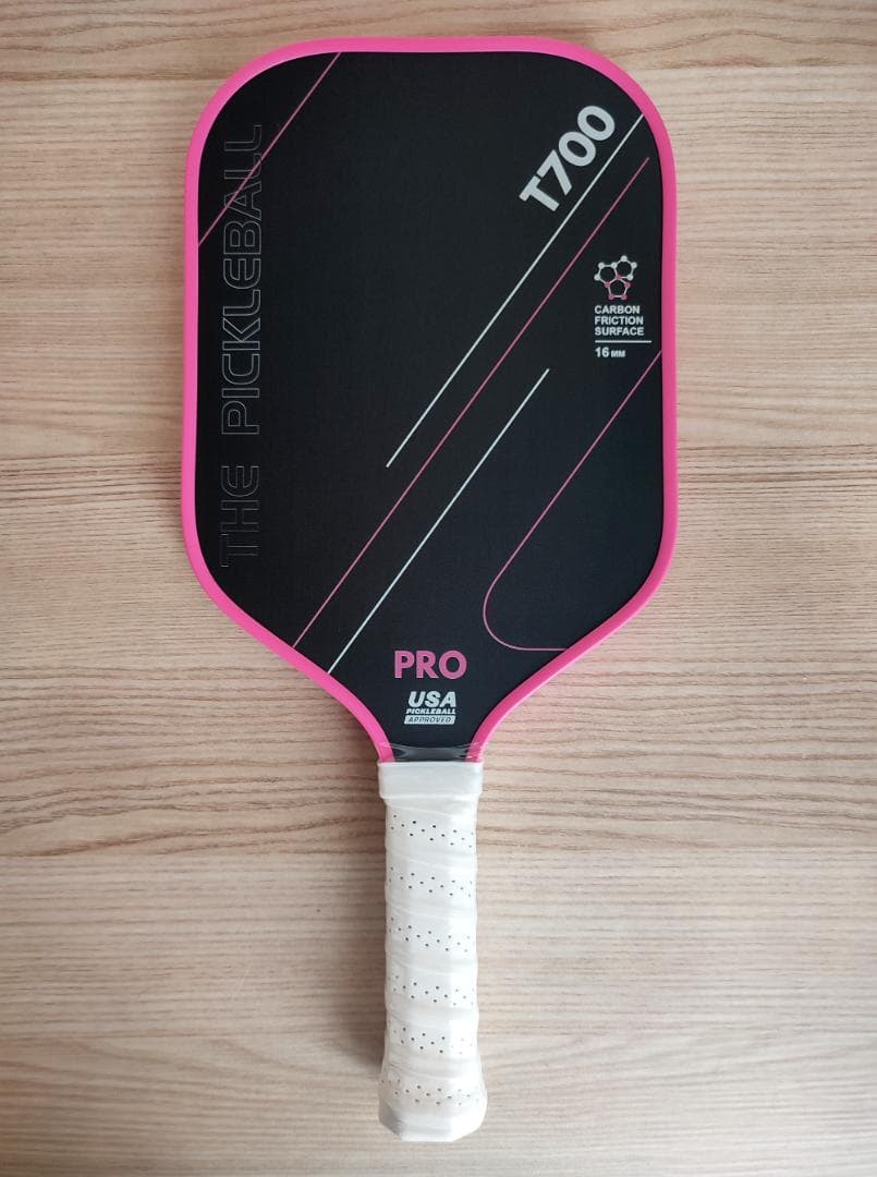 2個セット ピックルボール パドル T700生カーボン ピンク 青 カバー付き