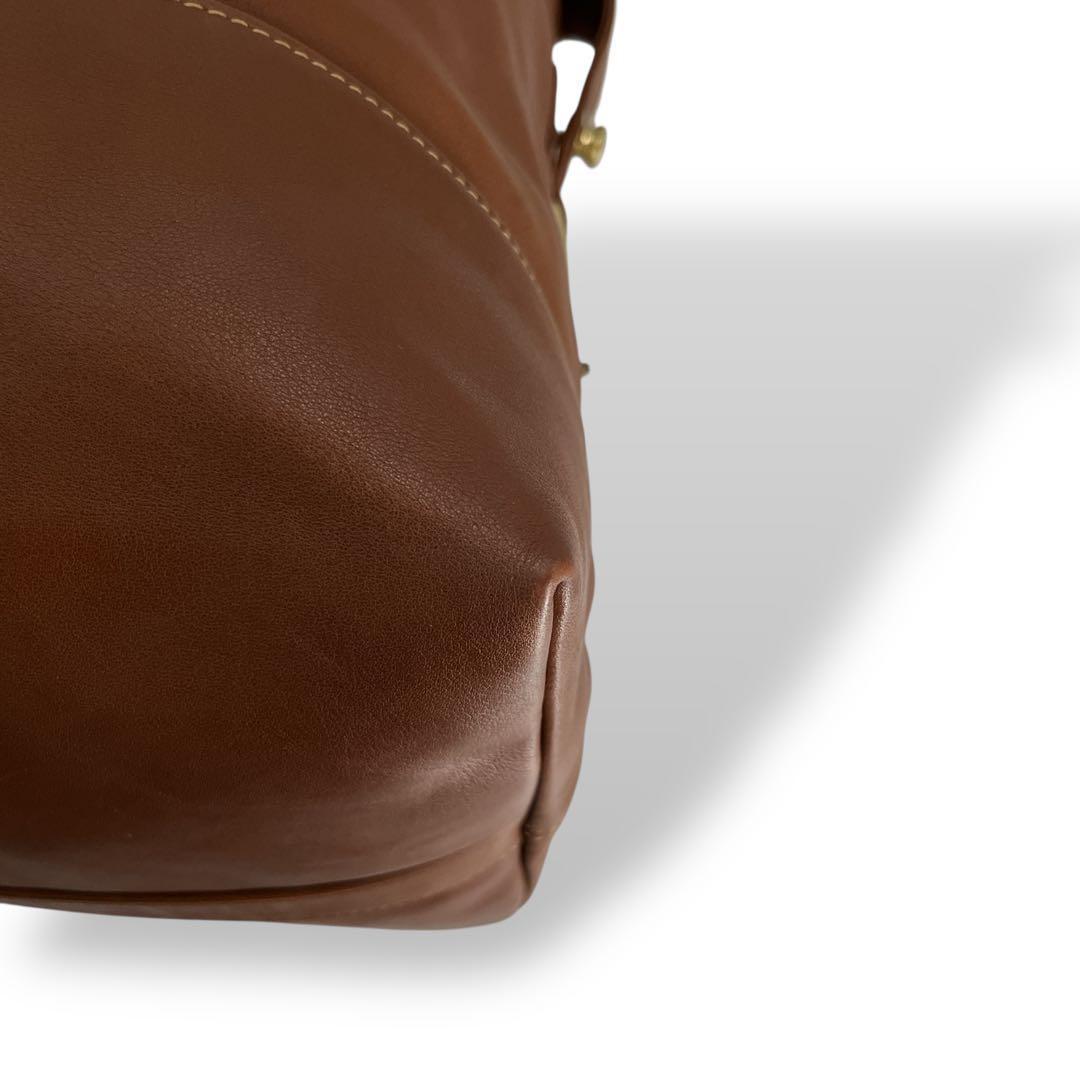 美品　オールドコーチ　ドイツホック　ボストンバッグ　旅行カバン　ブラウン　レザー