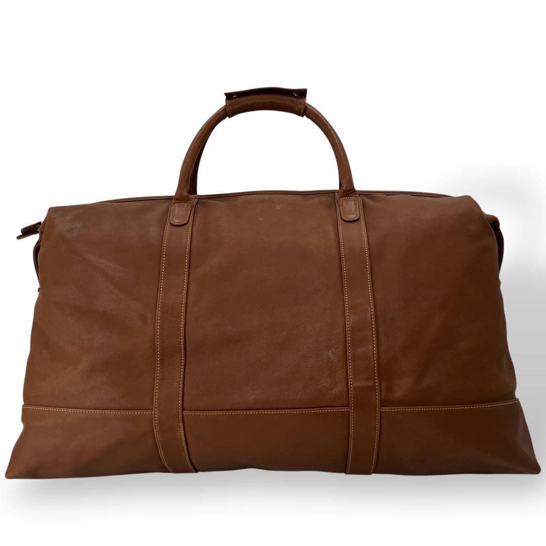 美品　オールドコーチ　ドイツホック　ボストンバッグ　旅行カバン　ブラウン　レザー