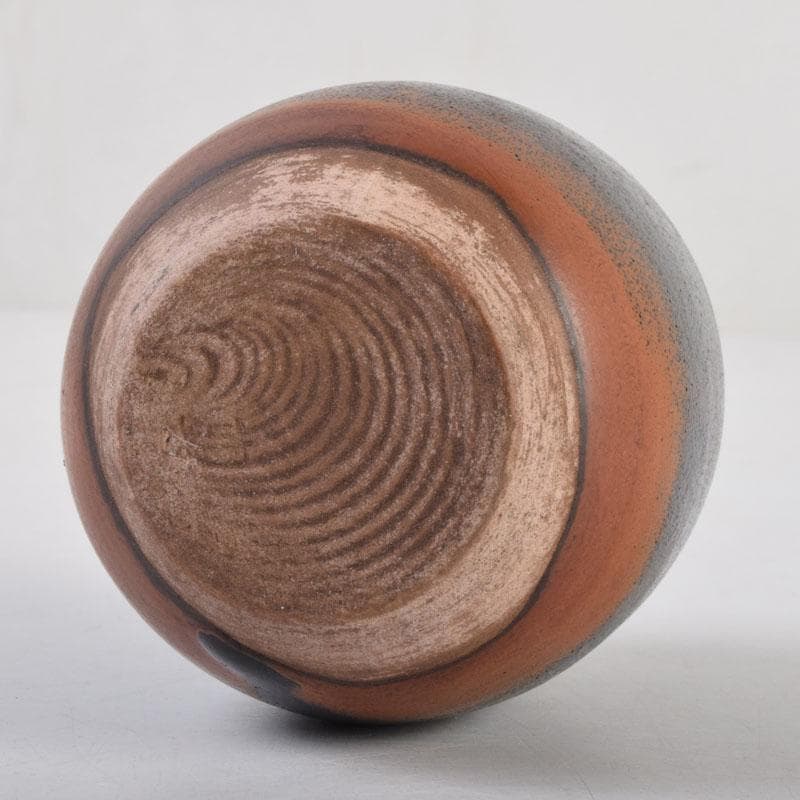 茶道具　瀬戸焼　古瀬戸　肩衝茶入　仕覆付　裏千家十四代淡々斎極め箱　M　8765