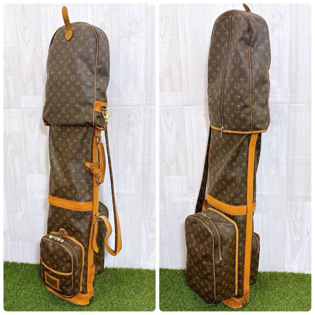 ルイヴィトン キャディバッグ モノグラム ゴルフ キャディバッグ 2way