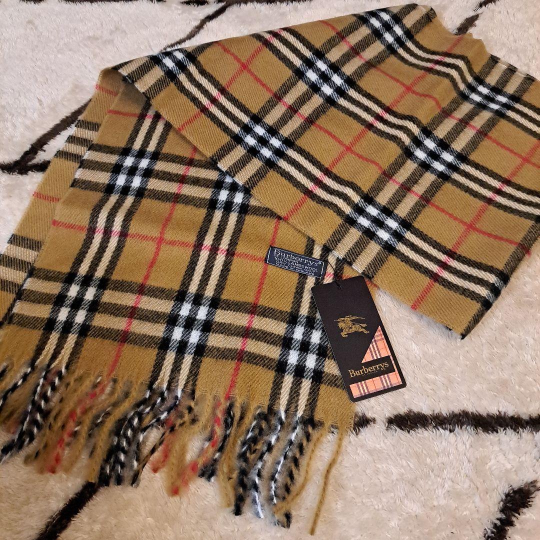 新品未使用⭐Burberrys ノバチェック、ラムウールストール
