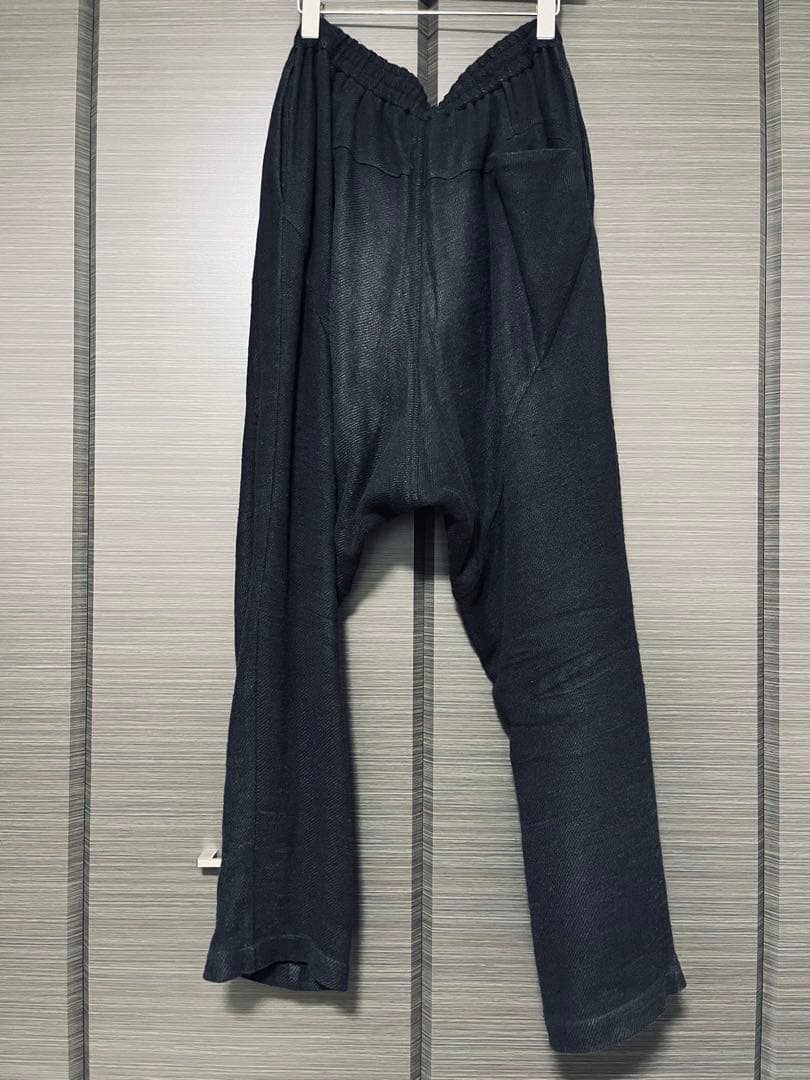 パンツ DEVOA Easy pants brushed cashgora linen