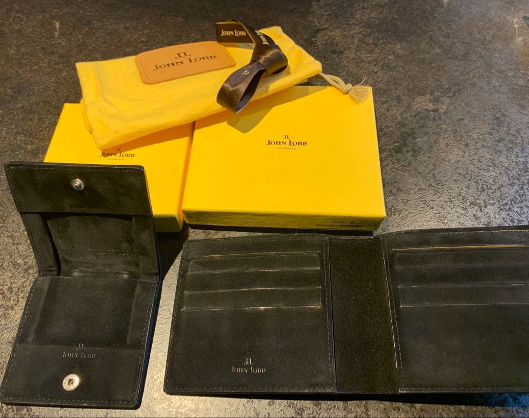 JOHN LOBB 二つ折りレザーウォレット&レザーパース