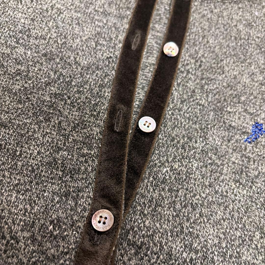 タグなし新品　マドモアゼルノンノンパパス　ニットベスト　毛　シルク　アンゴラ他