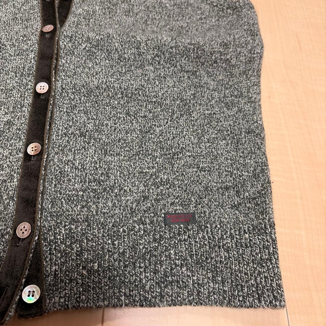 タグなし新品　マドモアゼルノンノンパパス　ニットベスト　毛　シルク　アンゴラ他