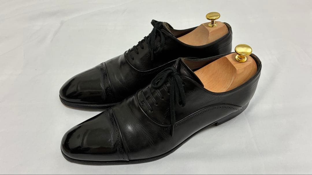 【 BARRETT / バレット (伊 】オックスフォード ブラック7.5