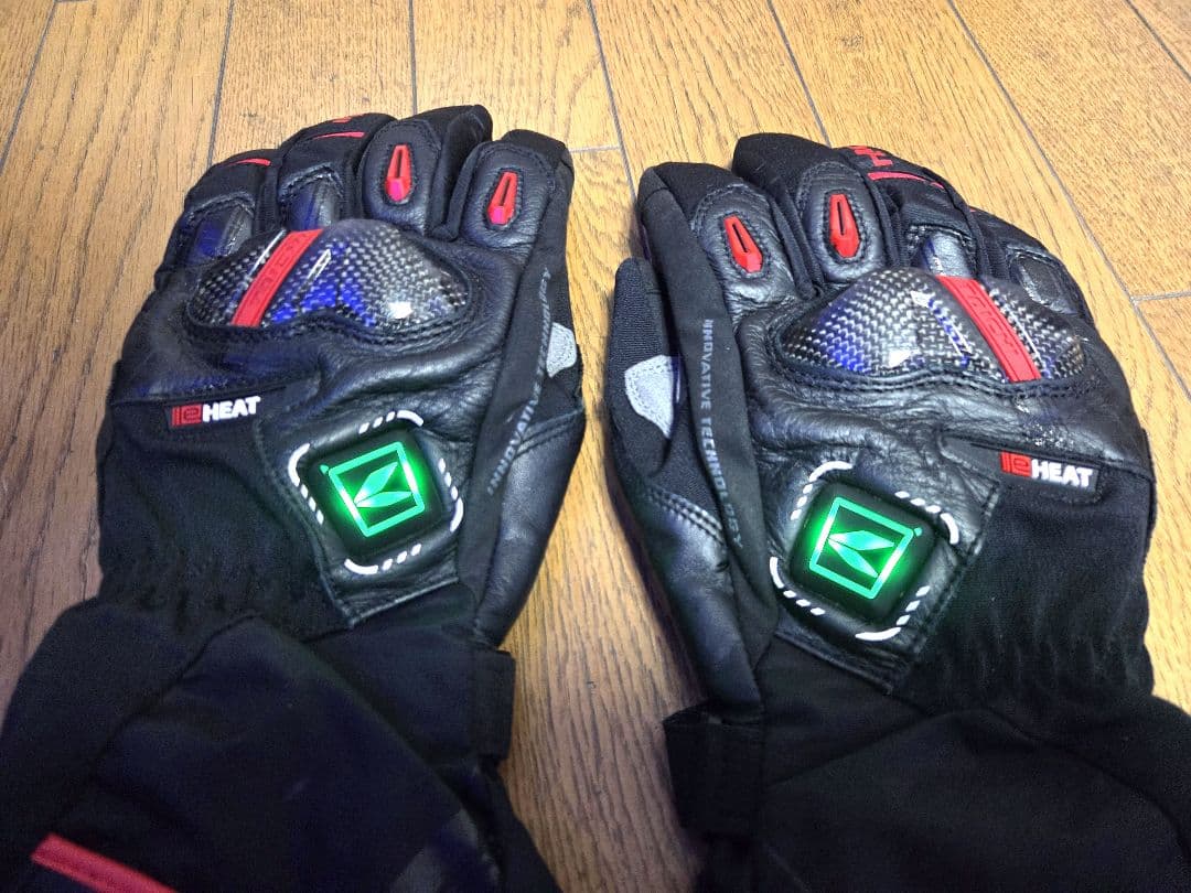 TAICHI e-heat バイク電熱グローブ S サイズ