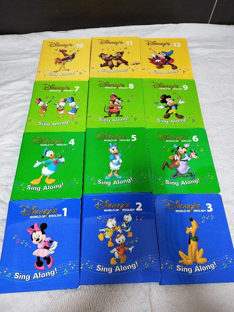 【DWE】本、DVD、CD　シングアロング一式　ディズニー英語システム