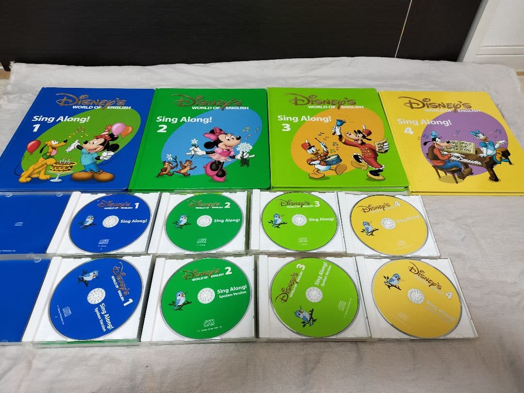 【DWE】本、DVD、CD　シングアロング一式　ディズニー英語システム