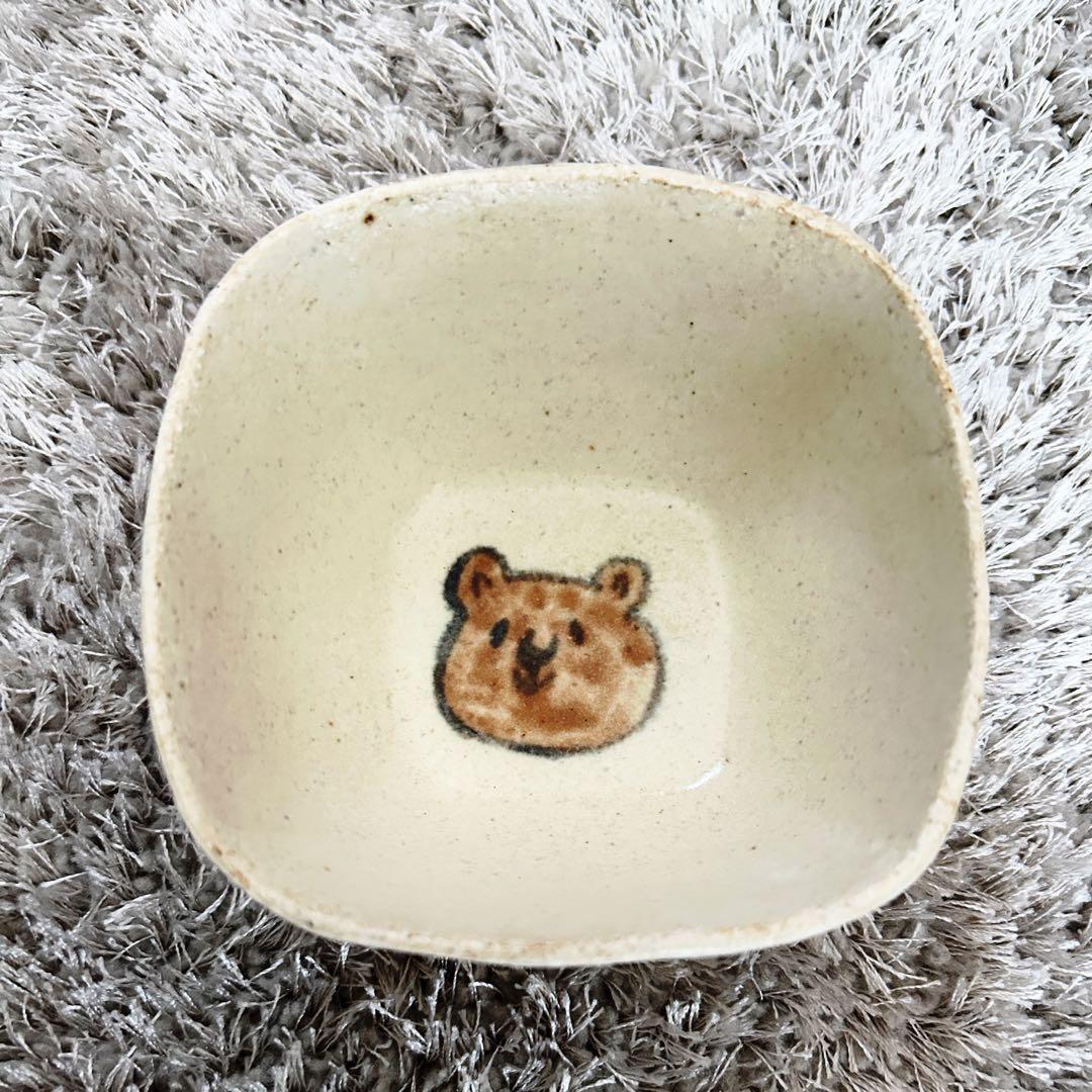 岡村友太郎 小皿　くま　クマ