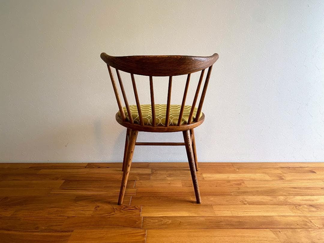 1968s 希少 秋田木工 No.68 ローバックチェア 張替済