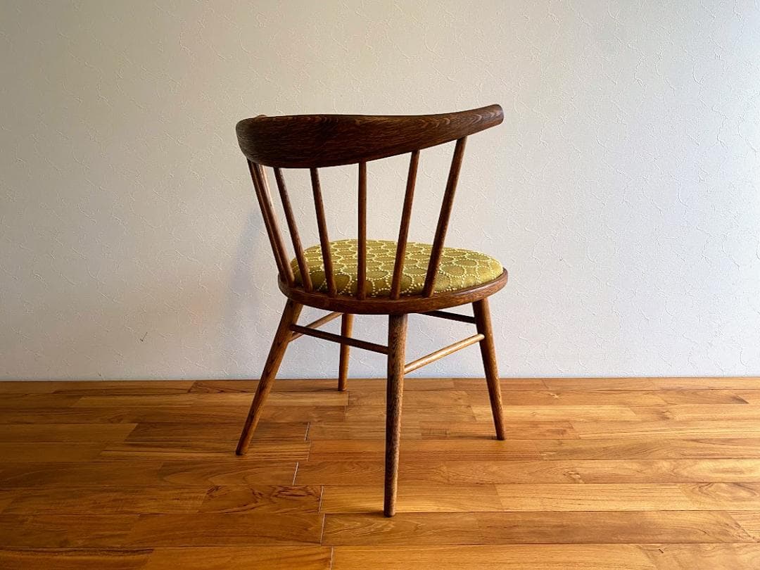 1968s 希少 秋田木工 No.68 ローバックチェア 張替済