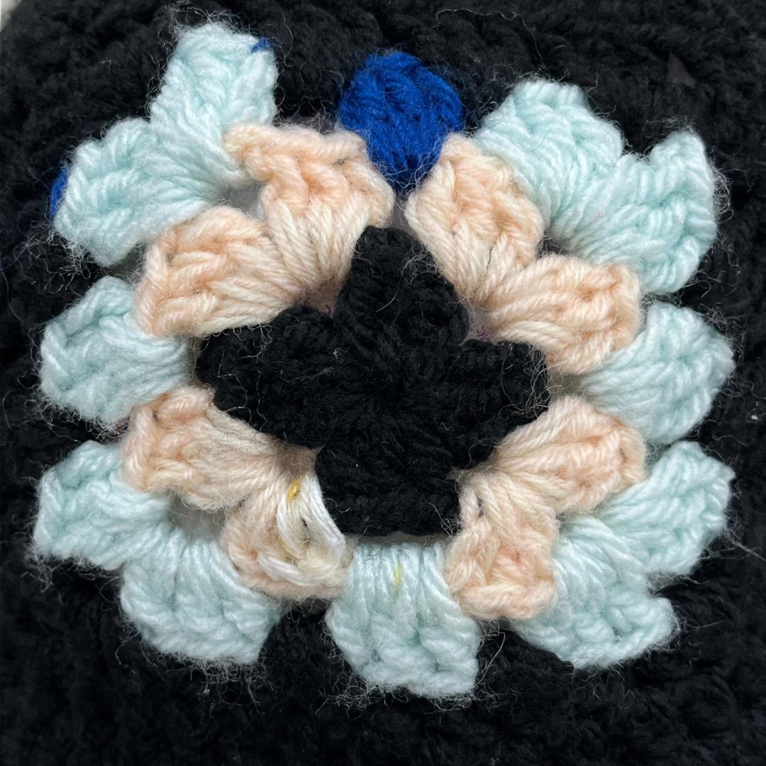 ヤーン/ニットバケットハット/クロシェハット/帽子/レトロデザイン/男女兼用