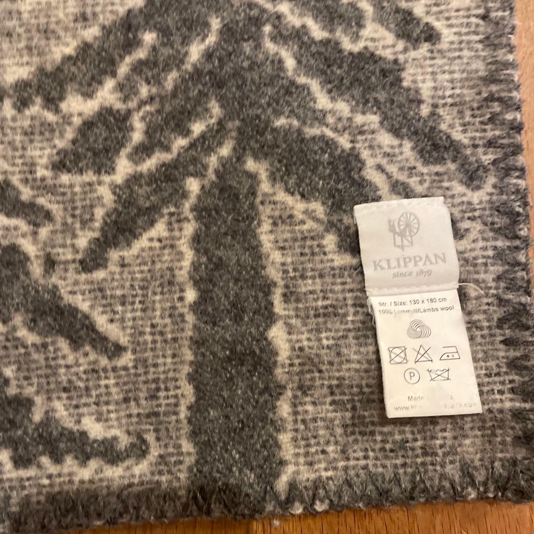 クリッパン　ミナペルホネン　ブランケット　グレー