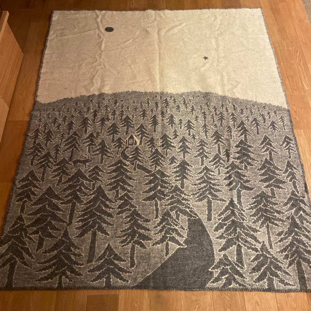 クリッパン　ミナペルホネン　ブランケット　グレー