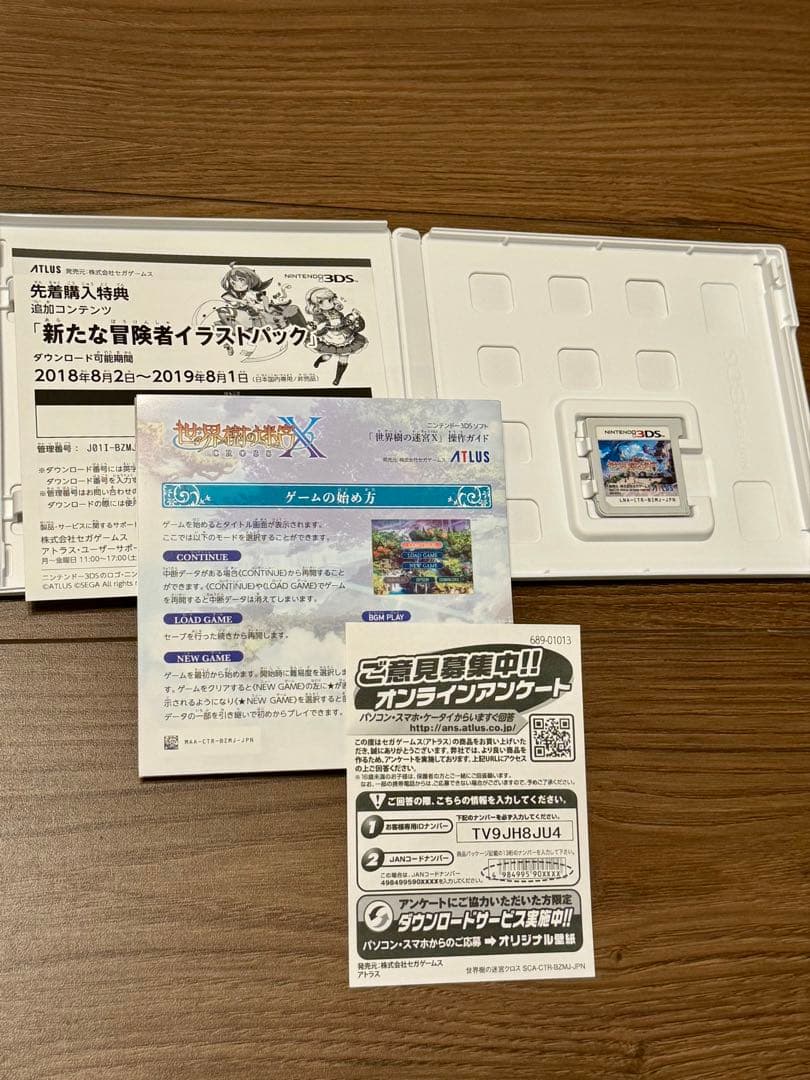 【激レア】3DS 世界樹の迷宮X ニンテンドー3DS