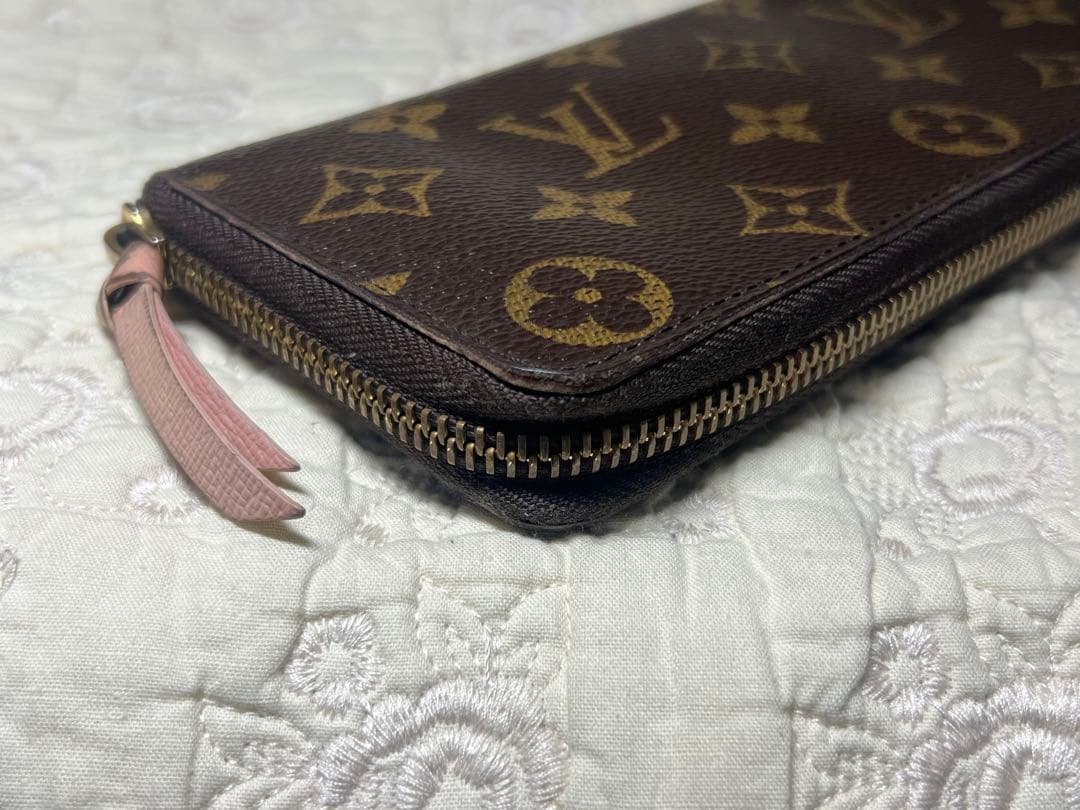 人気　ルイヴィトンクレマンスモノグラム 長財布 ローズバレリーヌ　ピンク