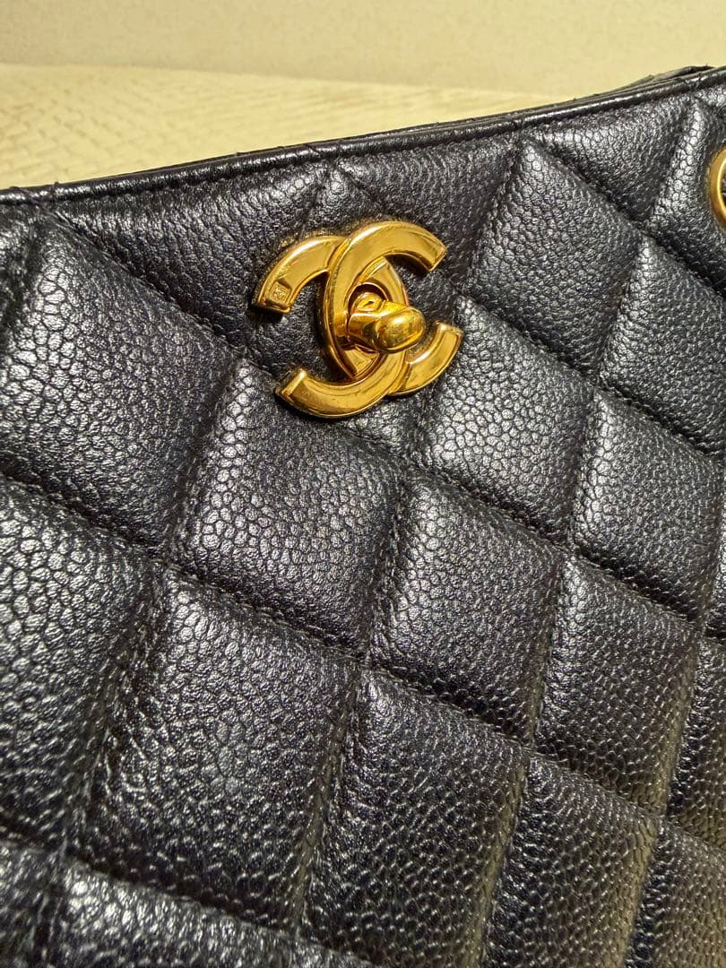 CHANEL マトラッセ　チェーントートバッグ　ココマーク　ヴィンテージ