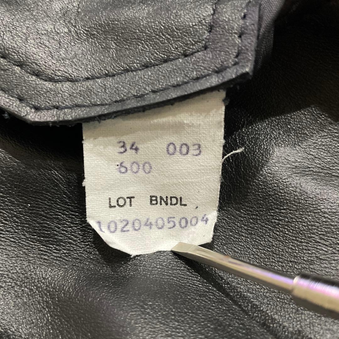 USA製 Schott レザーパンツ W34 600 ライダースパンツ