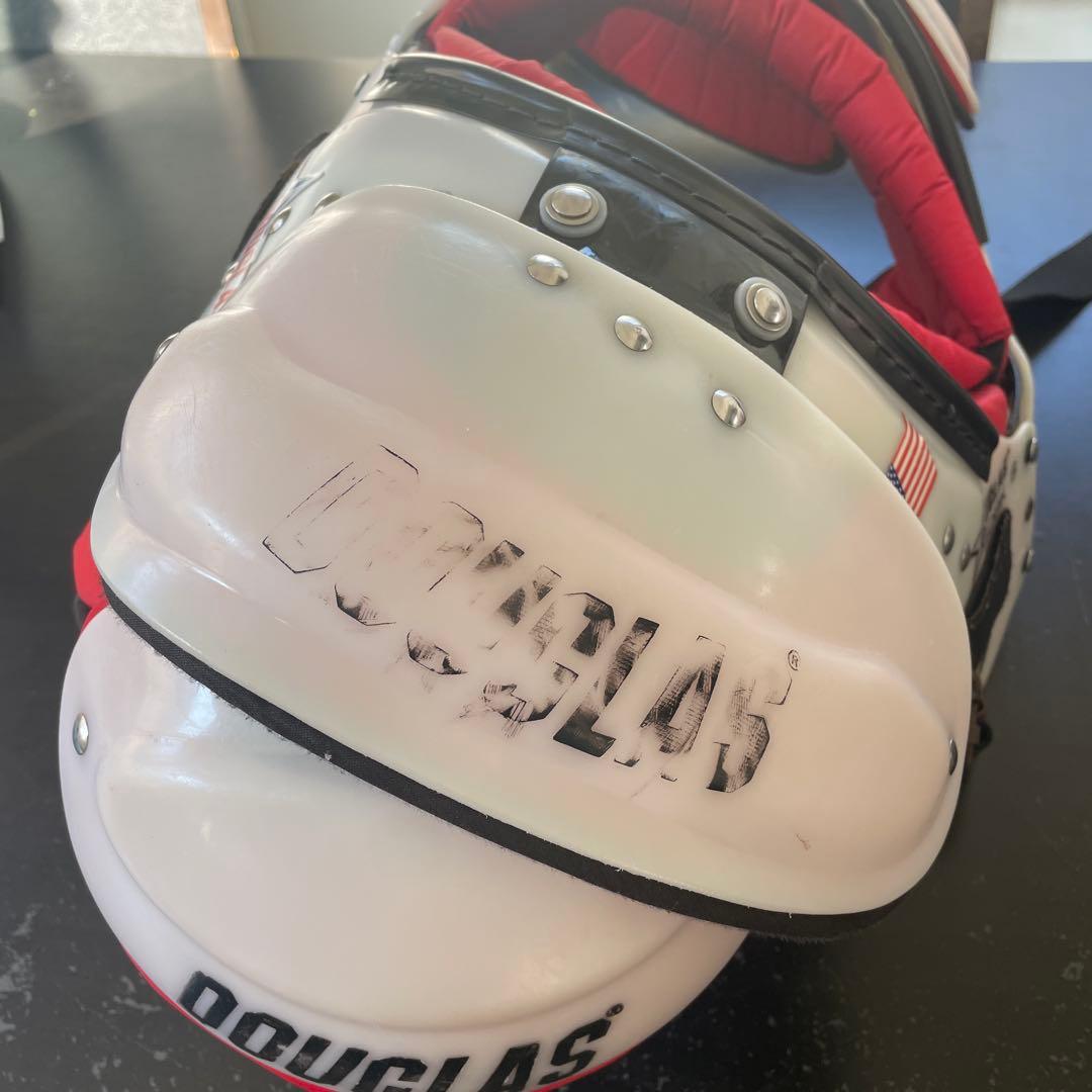 DOUGLAS ショルダー　赤/白　S