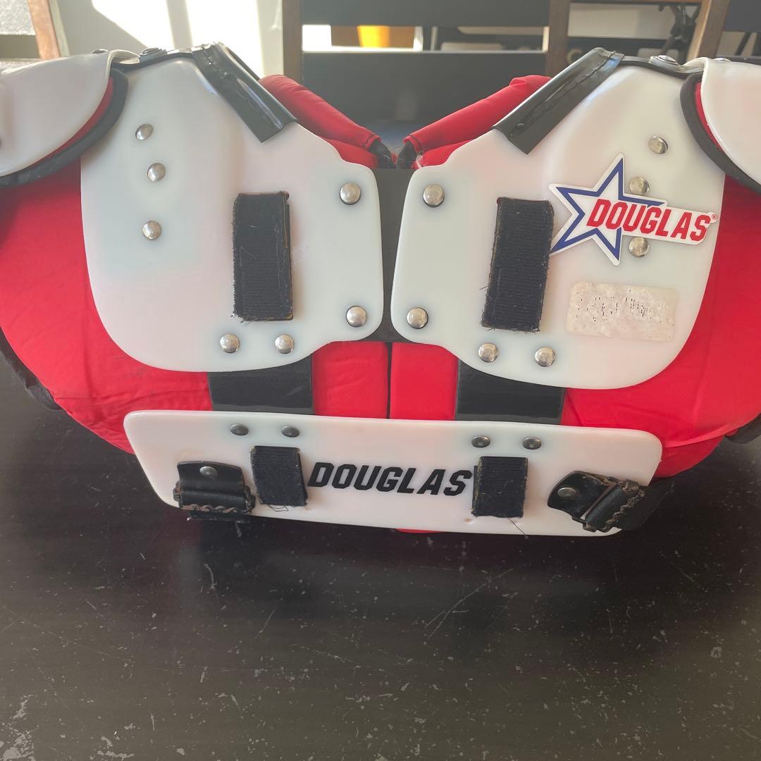 DOUGLAS ショルダー　赤/白　S