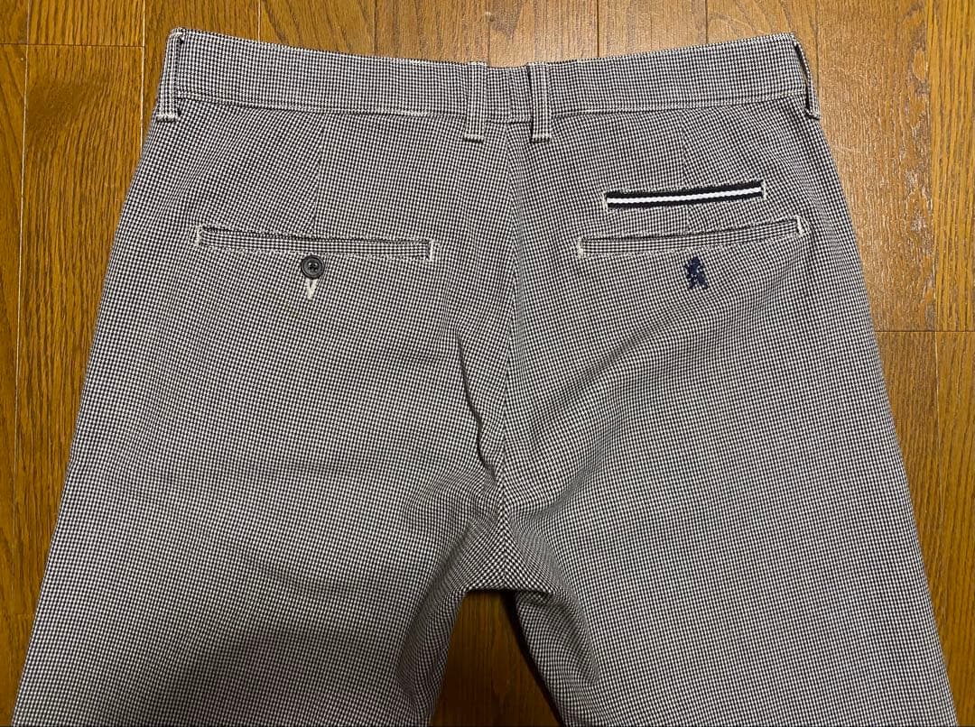 ゴルフ ビアンネロ ラウラフェリーチェ 千鳥格子柄パンツ ストレッチ