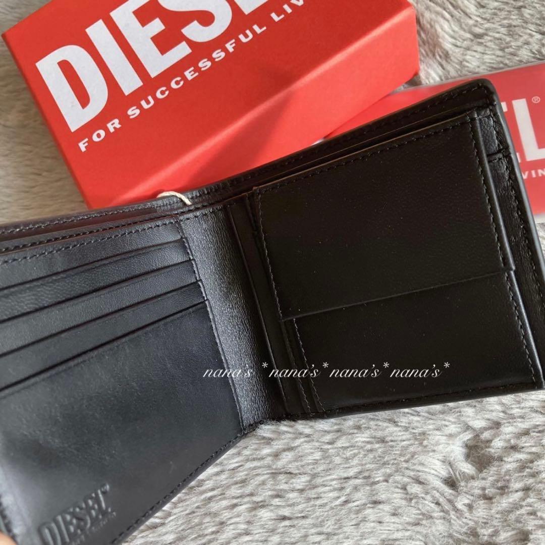 【新品】Diesel ディーゼル デニム風 二つ折り財布 折財布