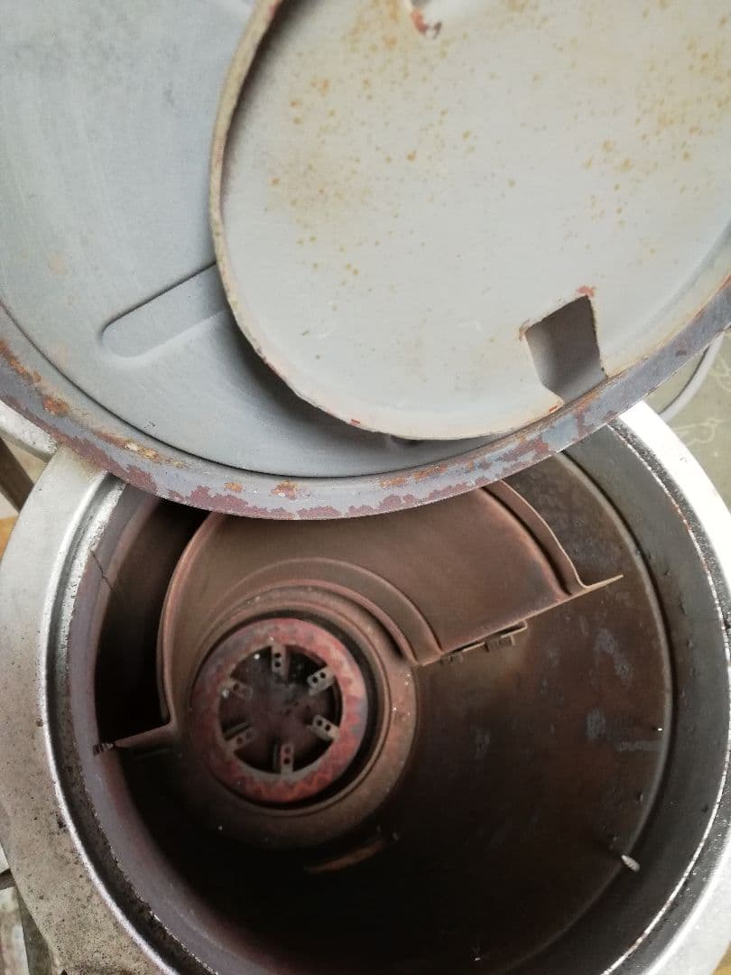 sunpot 半密閉式石油ストーブ 円筒形　KSH-5BS-K3 / 現状品