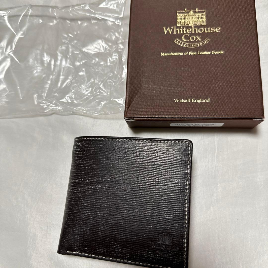 新品　廃盤　ホワイトハウスコックス　ホリデーライン　二つ折り財布