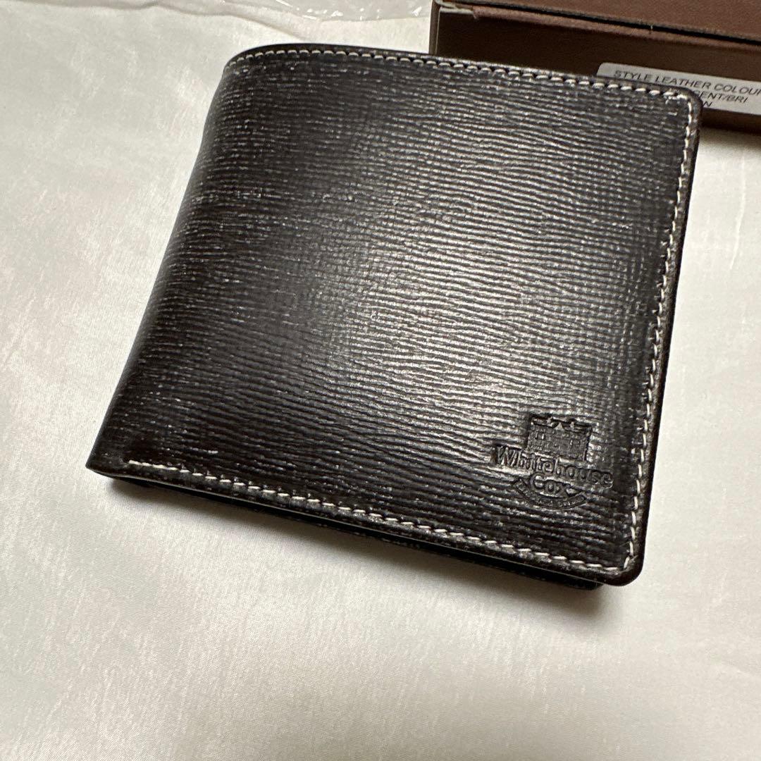 新品　廃盤　ホワイトハウスコックス　ホリデーライン　二つ折り財布